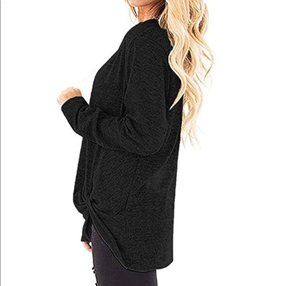 Casual off shoulder long sleeve top - Picture 2 of 6